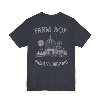 Farm Boy T-Shirt Fresh & Organic Barn Tee