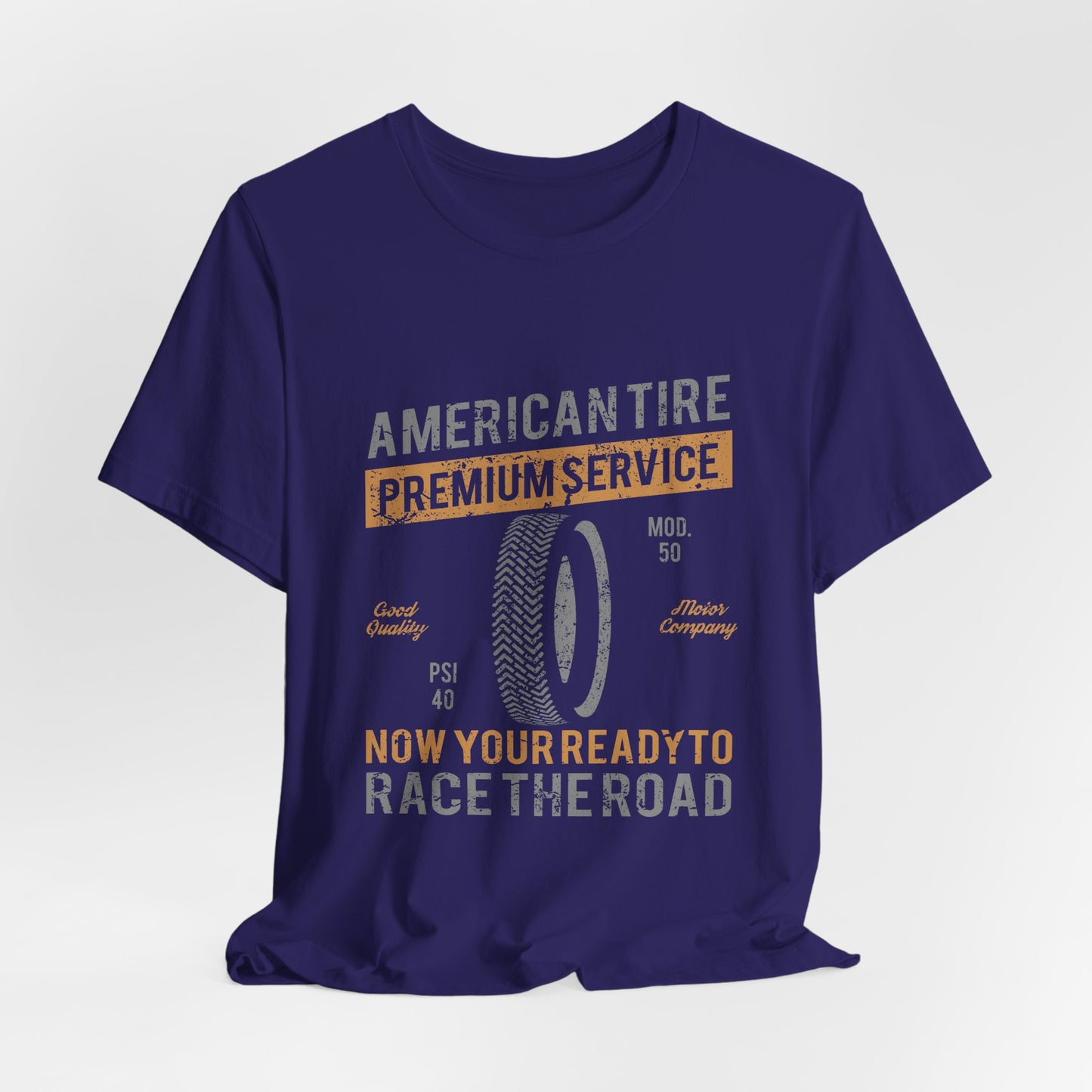 Retro American Tire T-Shirt Race the Road