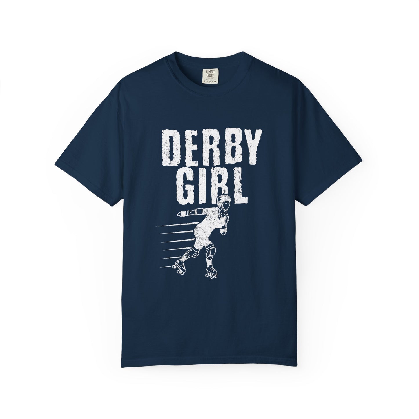Roller Derby Girl Garment-Dyed Tee | Skater