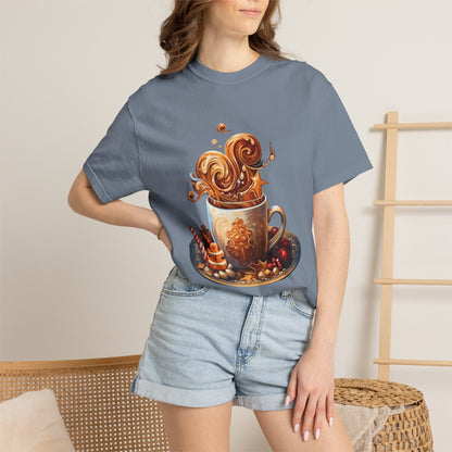 Christmas Coffee Garment-Dyed Heavyweight Tee