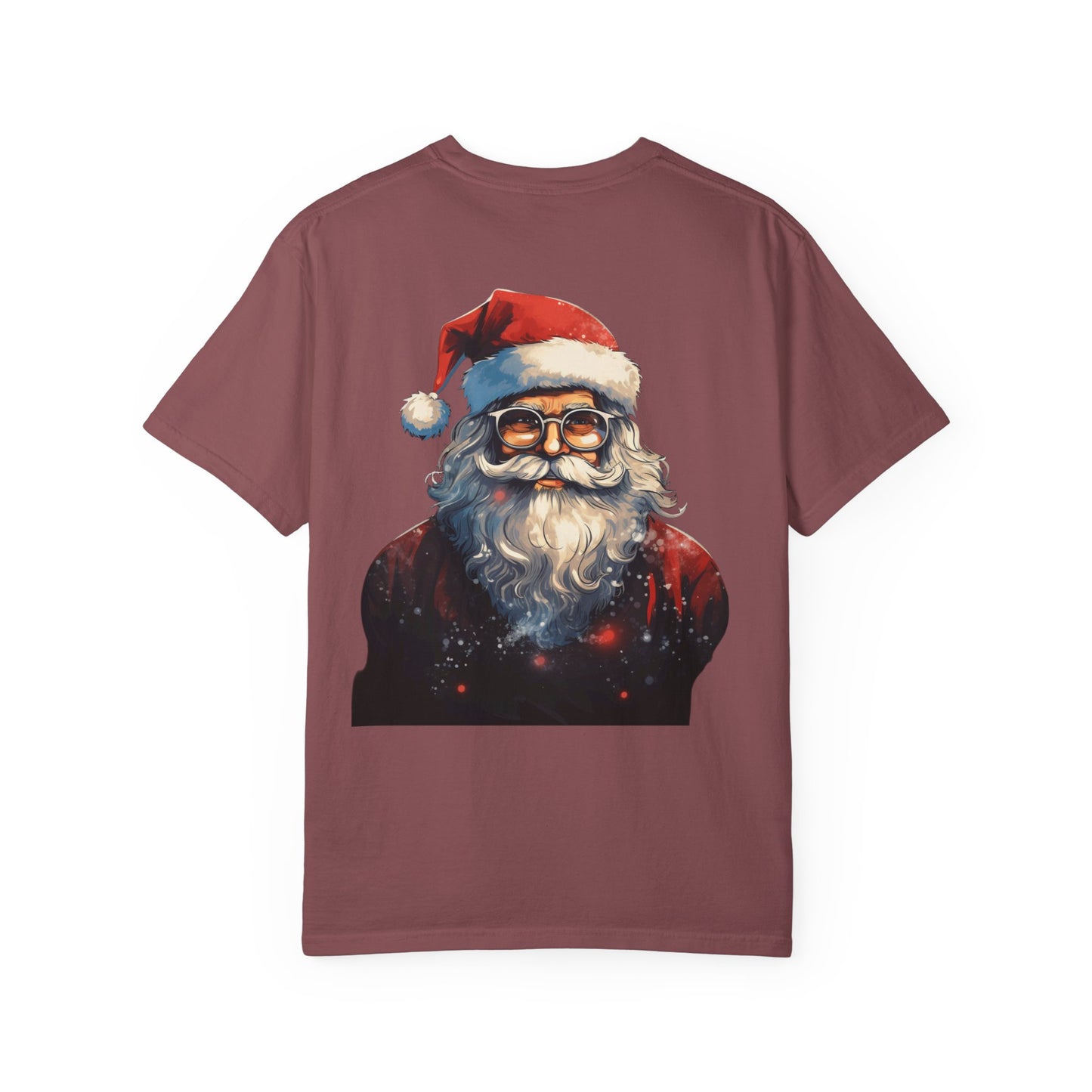 Cool Santa Claus Garment-Dyed Christmas Tee