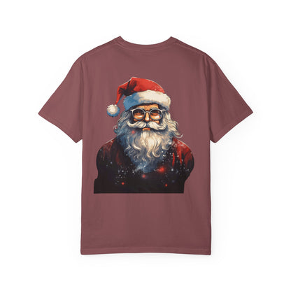 Cool Santa Claus Garment-Dyed Christmas Tee