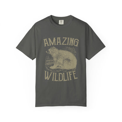 Amazing Wildlife Bear Heavyweight Garment-Dyed Tee