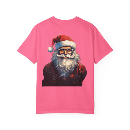 Cool Santa Claus Garment-Dyed Christmas Tee