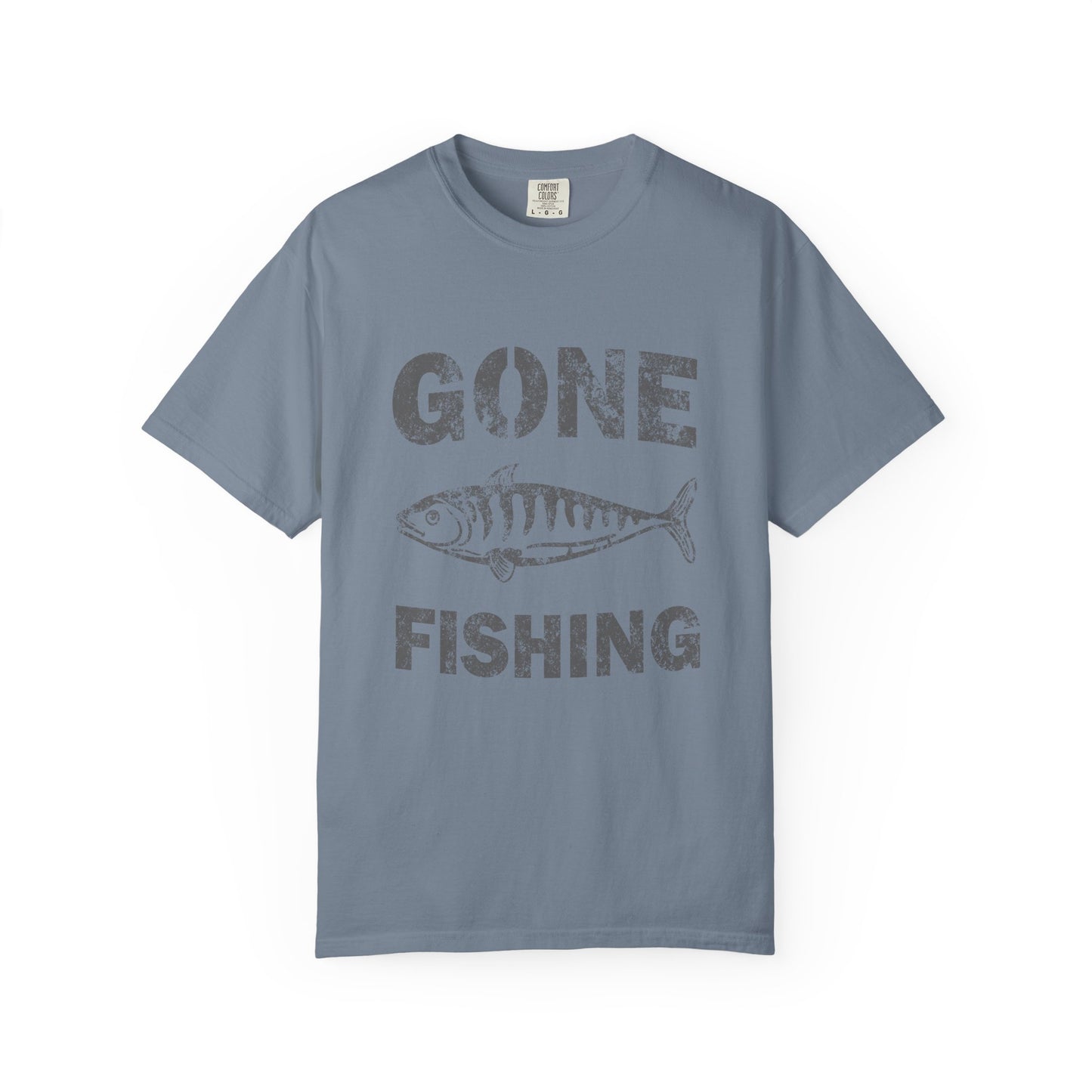 Gone Fishing Heavyweight Garment-Dyed Vintage Tee