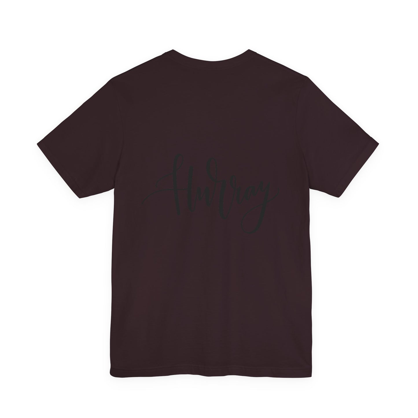 Hurray T-Shirt Calligraphy Script Celebration Tee