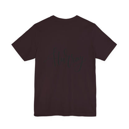 Hurray T-Shirt Calligraphy Script Celebration Tee