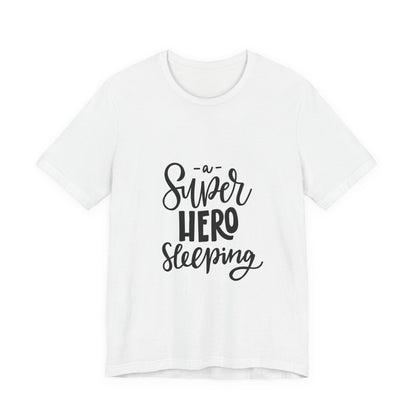 A Super Hero Sleeping Kids T-Shirt