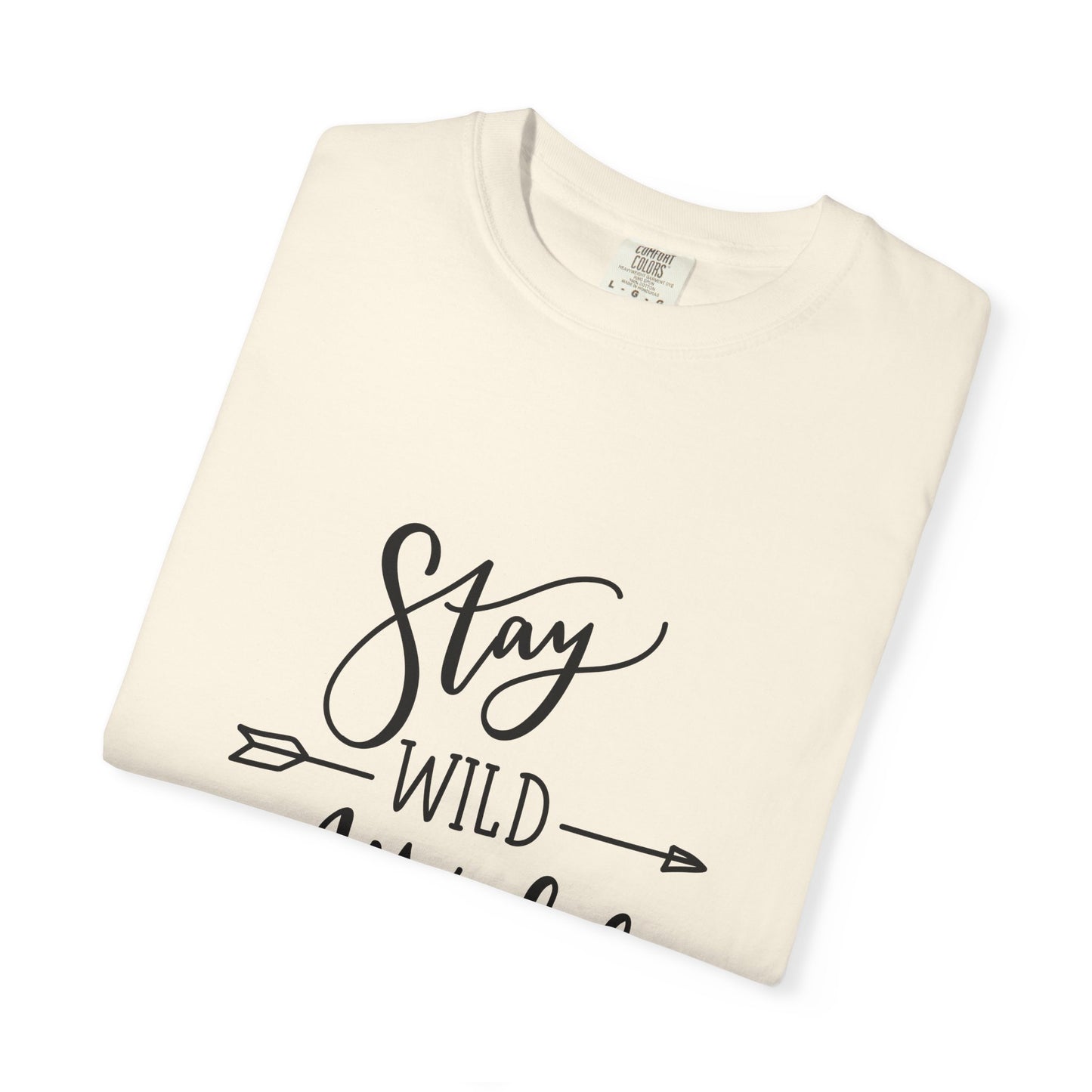 Stay Wild My Child Garment-Dyed Boho Tee