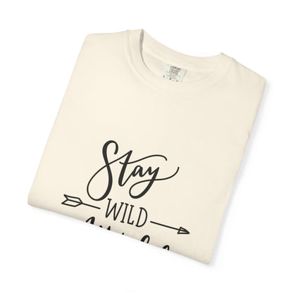 Stay Wild My Child Garment-Dyed Boho Tee