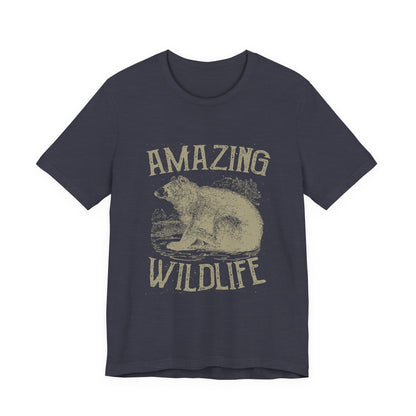 Amazing Wildlife Bear T-Shirt Vintage Outdoors