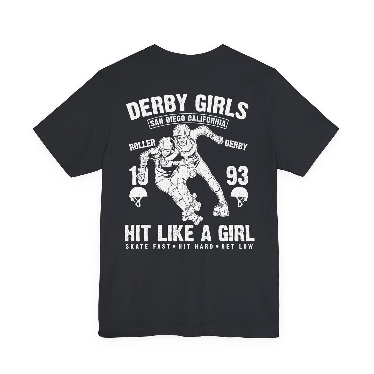 Derby Girls T-Shirt Roller Skating Gift Tee