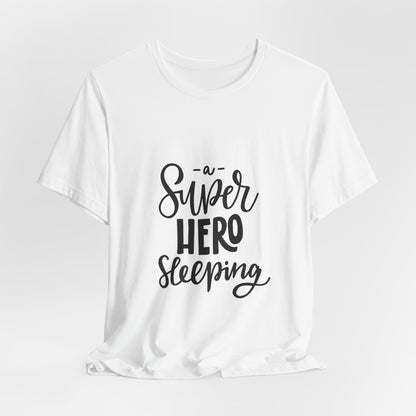A Super Hero Sleeping Kids T-Shirt