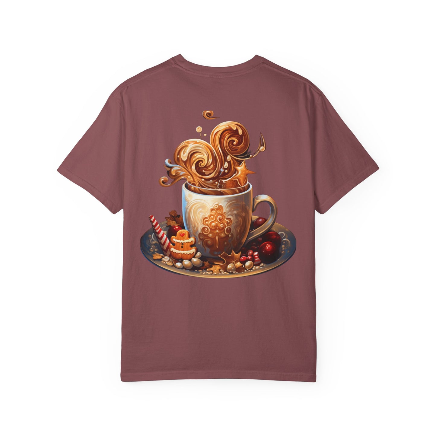 Christmas Coffee Garment-Dyed Heavyweight Tee