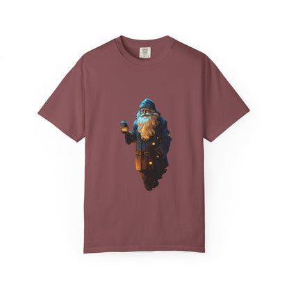 Mystical Winter Wizard Christmas Heavyweight Tee