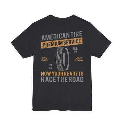 Retro American Tire T-Shirt Race the Road
