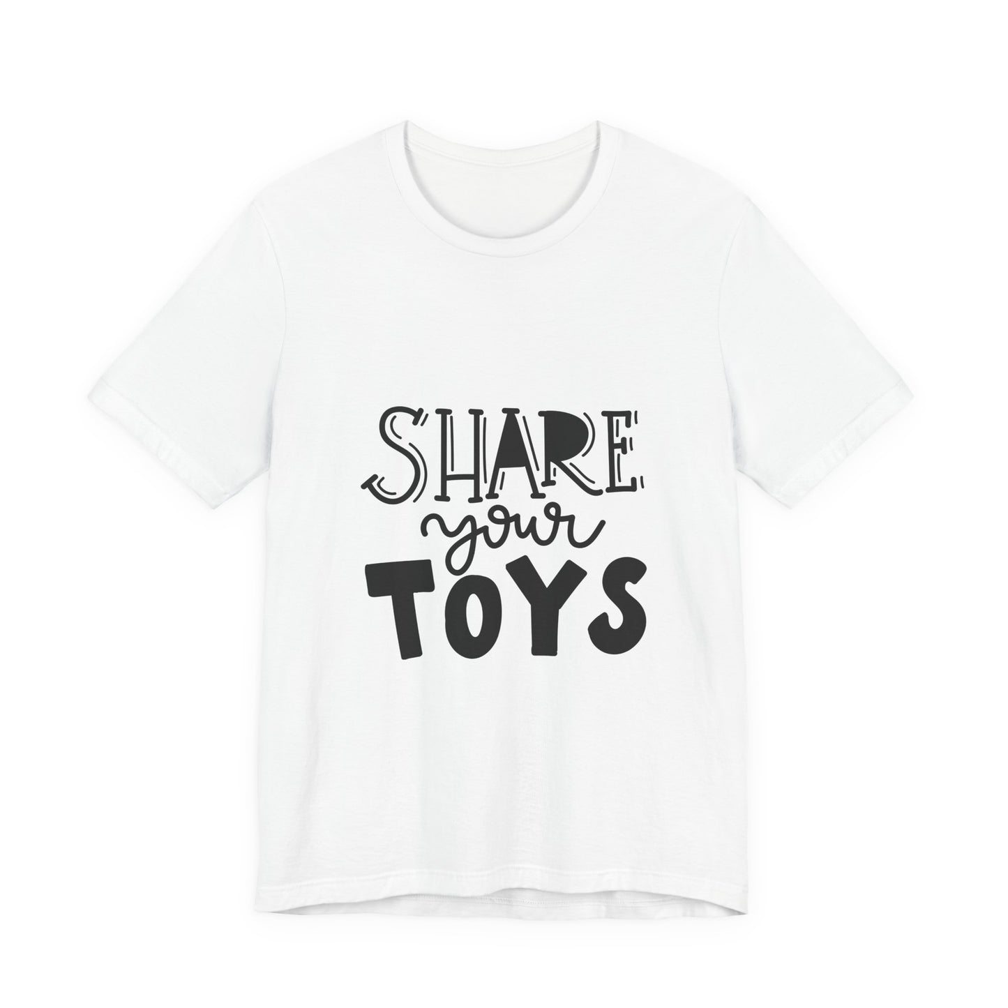 Share Your Toys T-Shirt Kids Lettering Tee