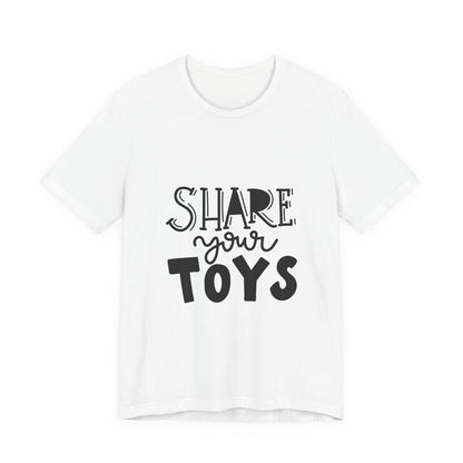 Share Your Toys T-Shirt Kids Lettering Tee