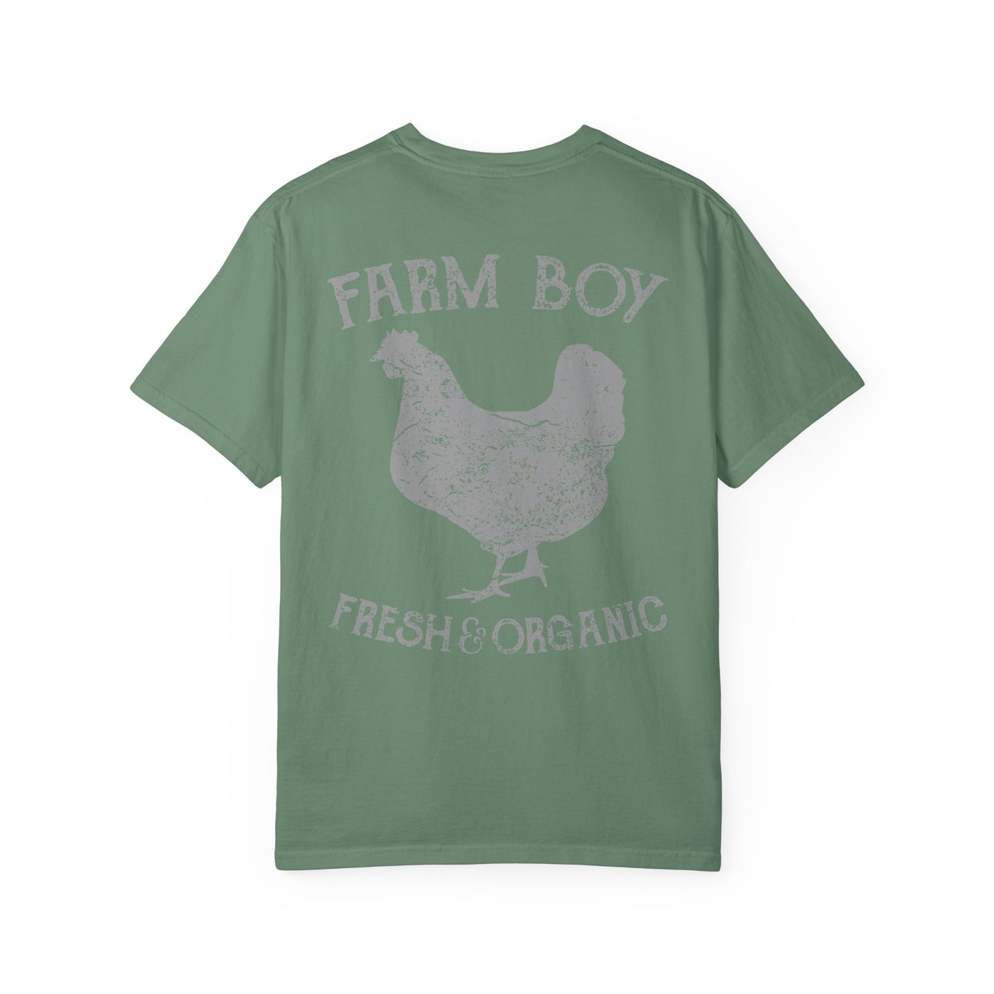 Farm Boy Rooster Garment-Dyed Heavyweight Tee