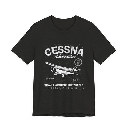 Distressed Aviation Tee for Pilots and Plane Lovers