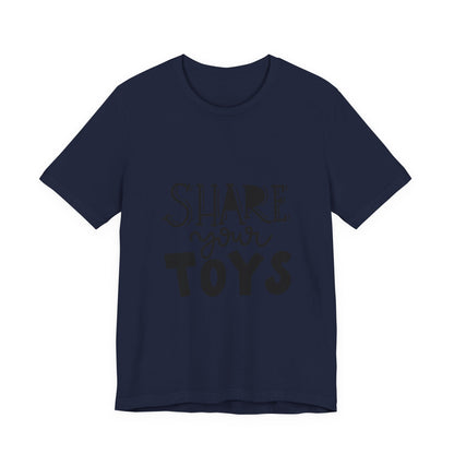 Share Your Toys T-Shirt Kids Lettering Tee