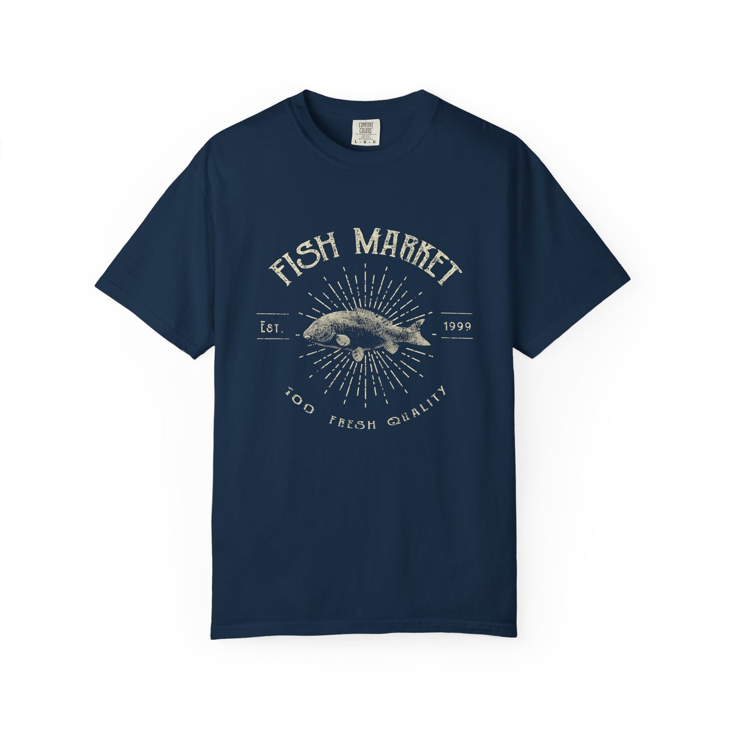 Fish Market Garment-Dyed Tee Est. 1999 Fishing