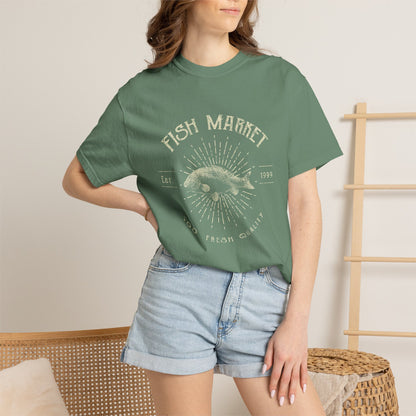 Fish Market Garment-Dyed Tee Est. 1999 Fishing