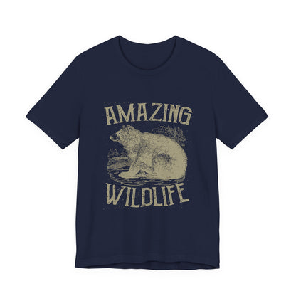 Amazing Wildlife Bear T-Shirt Vintage Outdoors