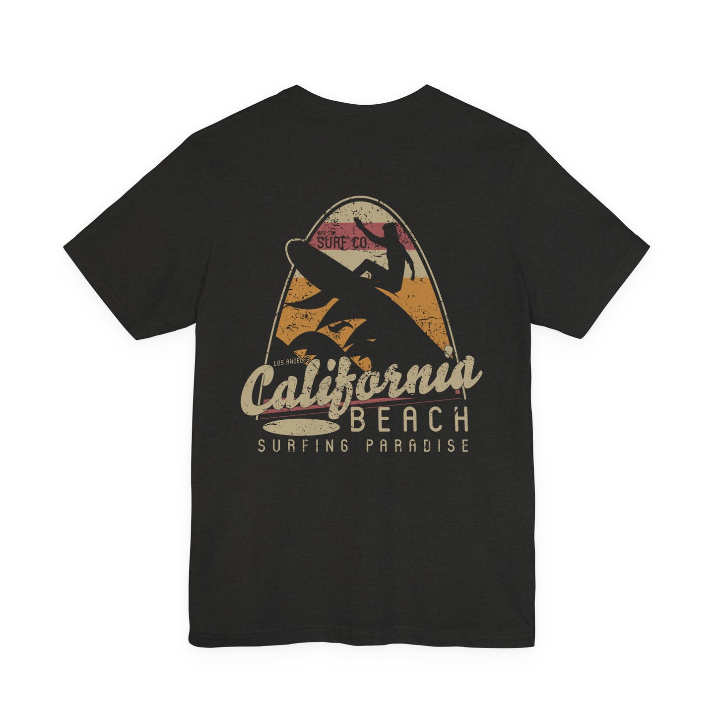 California Beach Surfing T-Shirt Retro Surf Tee