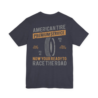 Retro American Tire T-Shirt Race the Road