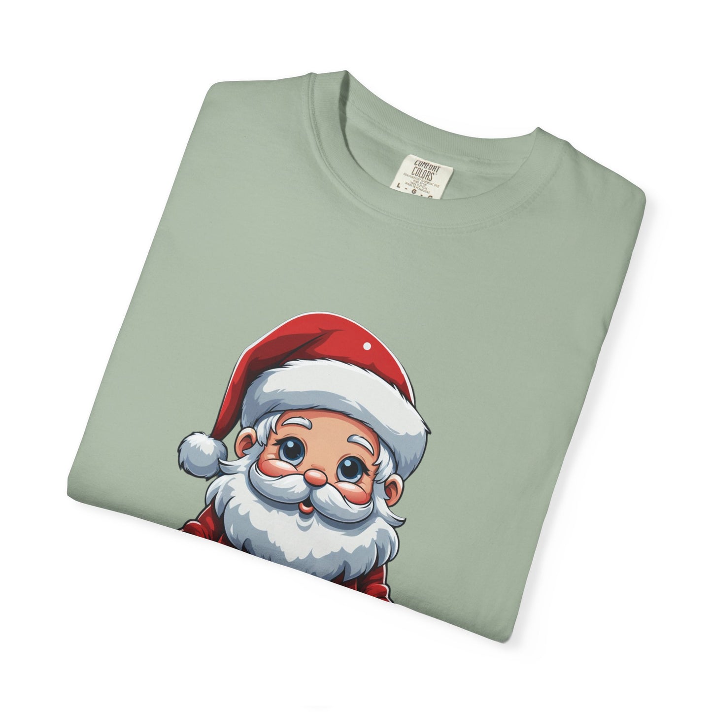 Cute Santa Claus Christmas Garment-Dyed Tee
