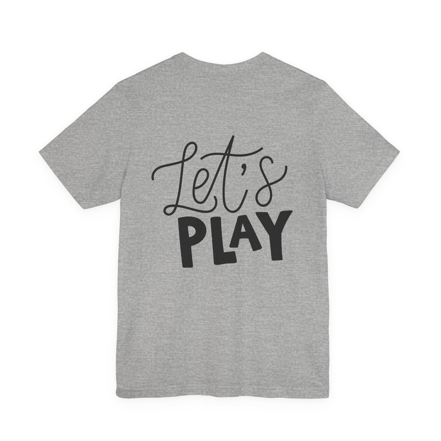 Let's Play Kids T-Shirt Fun Hand Lettered Tee