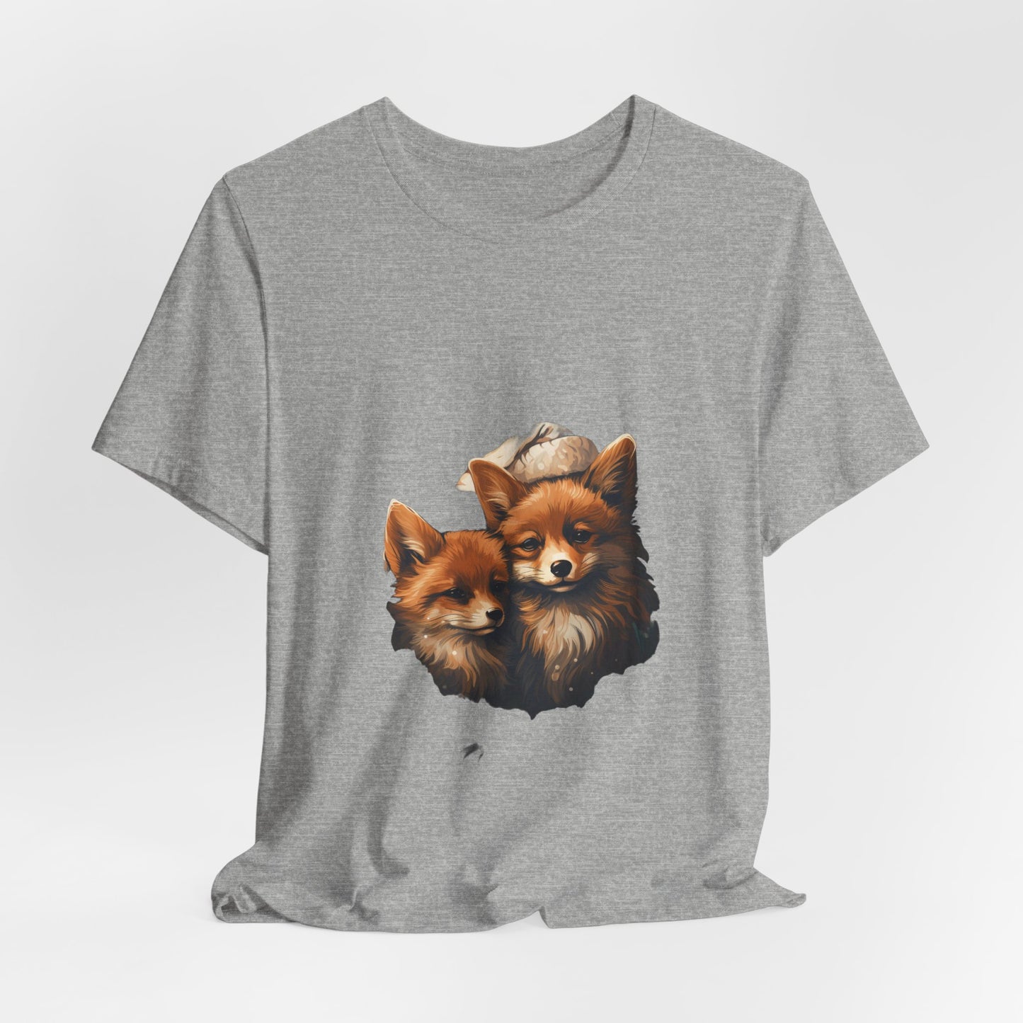 Christmas Fox T-Shirt Cozy Winter Night Foxes Tee