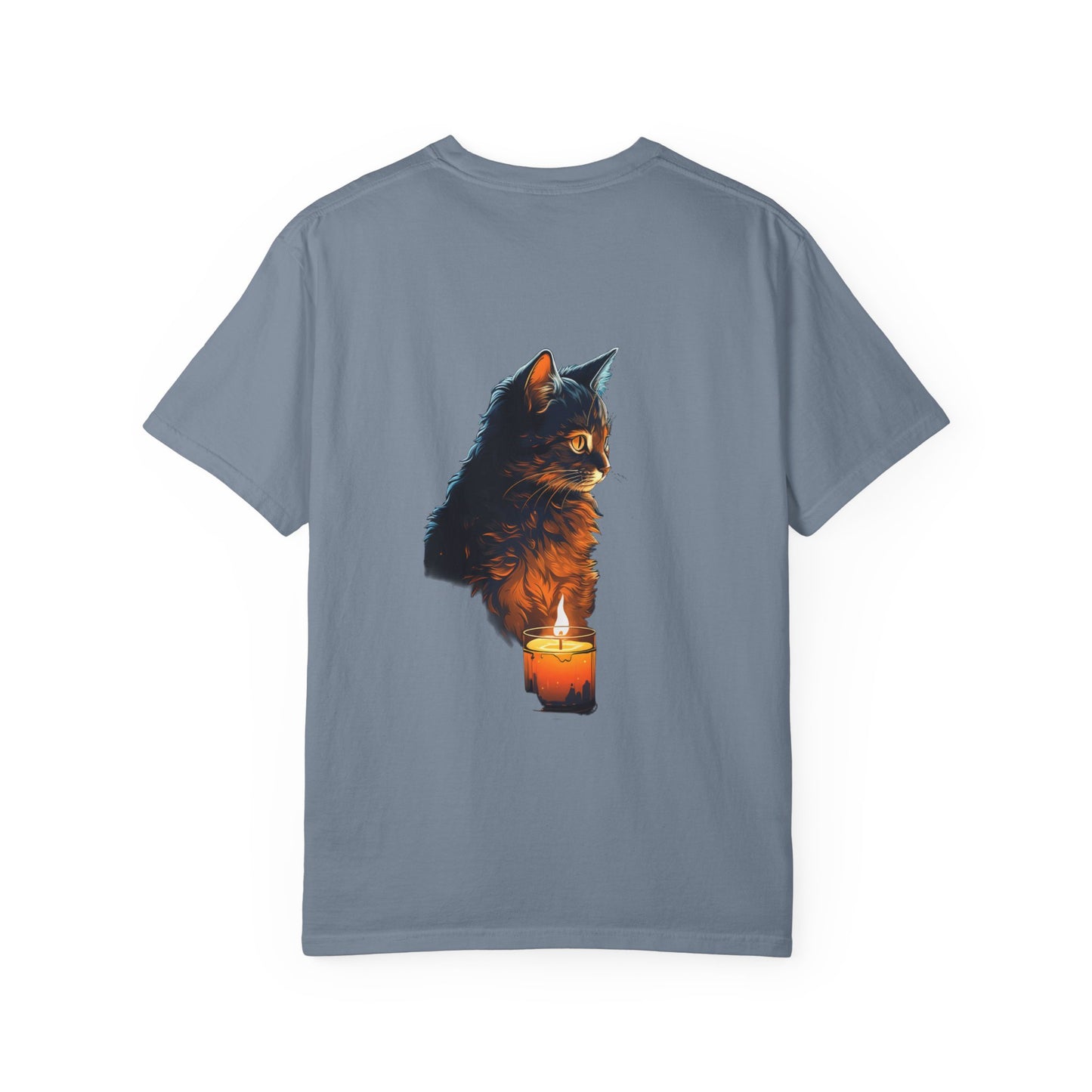 Cat by Candlelight Christmas Heavyweight Tee