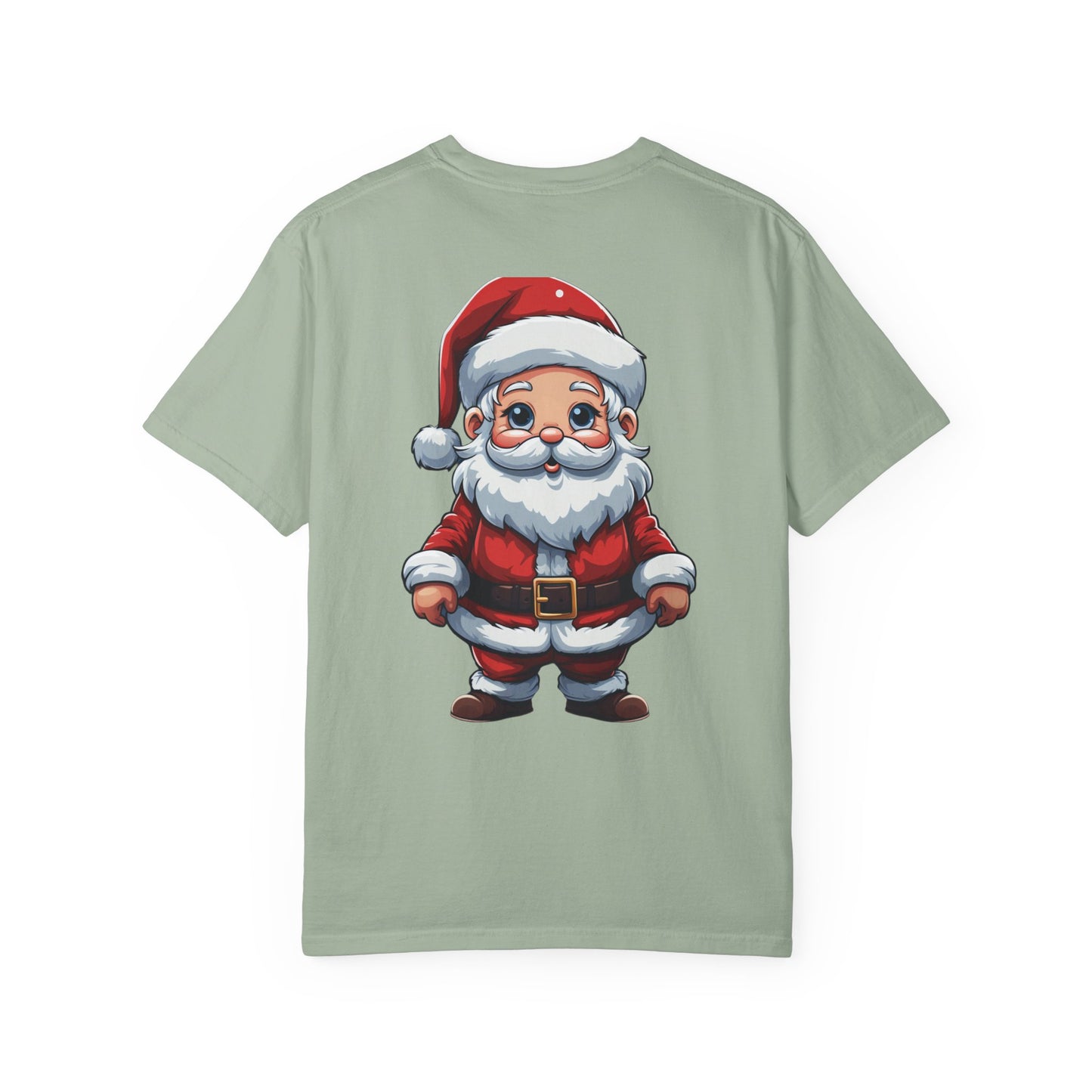 Cute Santa Claus Christmas Garment-Dyed Tee