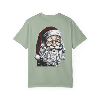 Funny Santa Claus Garment-Dyed Christmas Tee