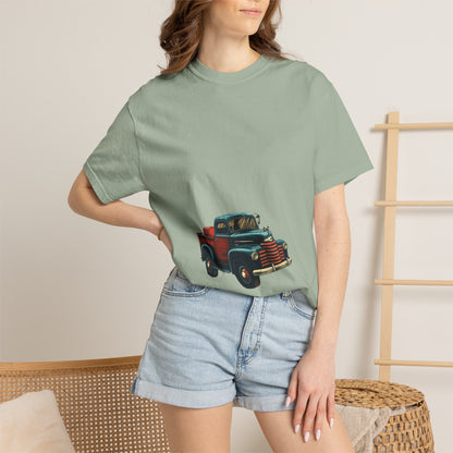 Vintage Christmas Truck Garment-Dyed Tee Holiday