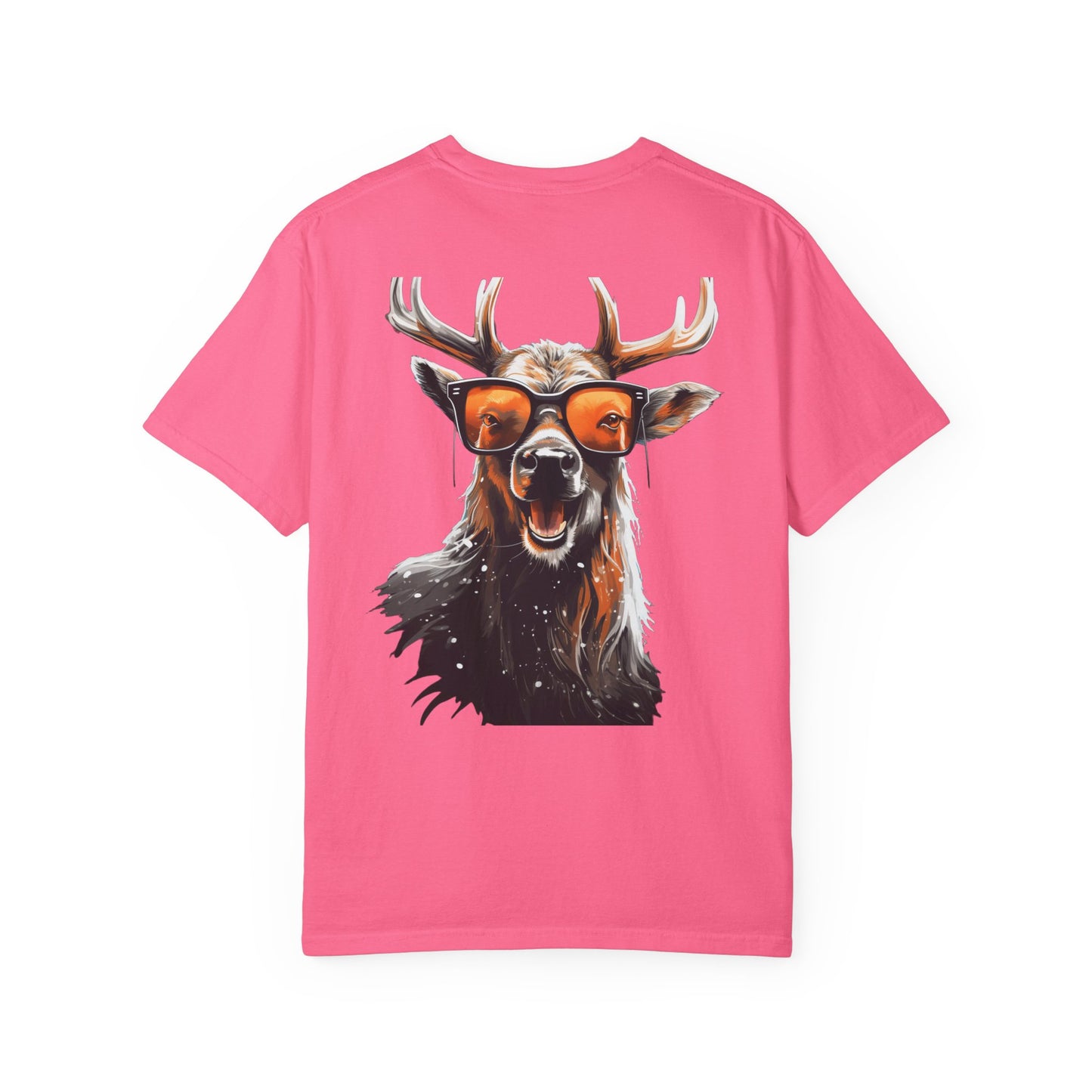 Cool Deer Sunglasses Christmas Heavyweight Tee