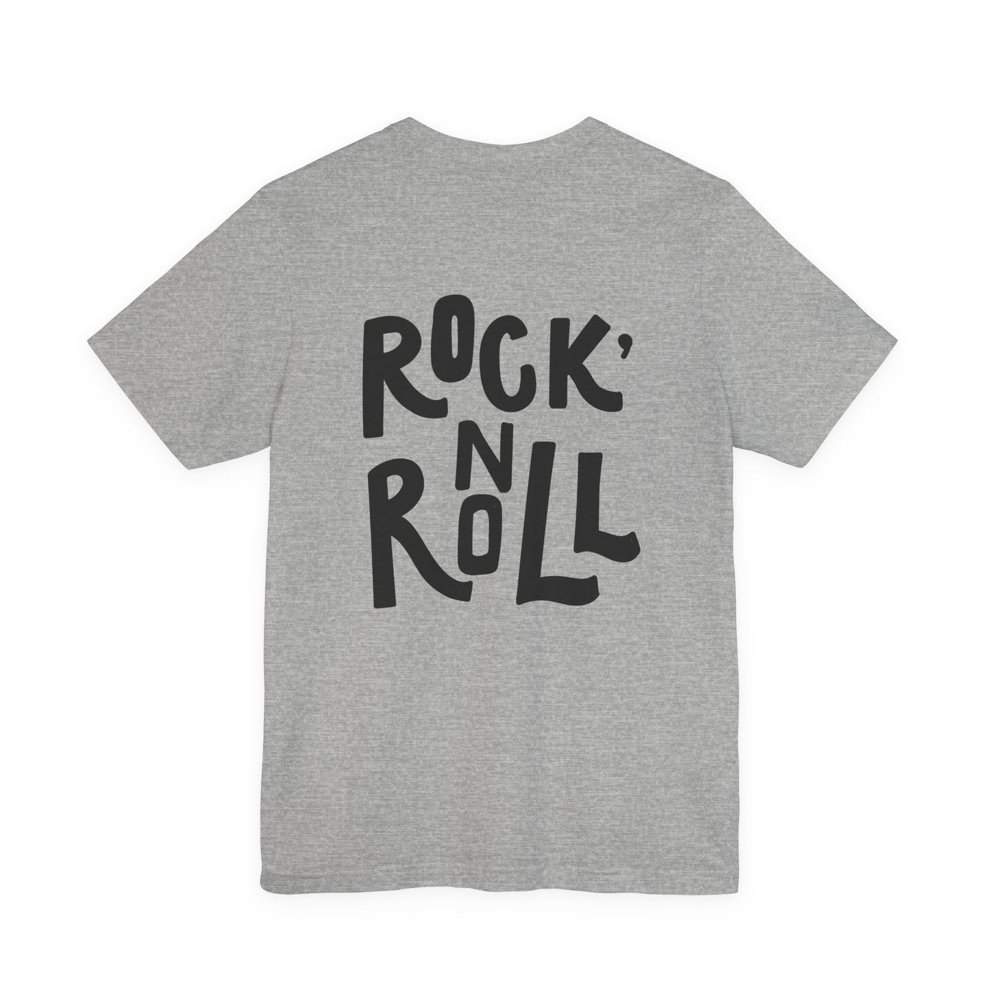Rock N Roll T-Shirt Bold Lettering Music Tee