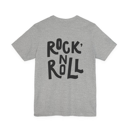 Rock N Roll T-Shirt Bold Lettering Music Tee