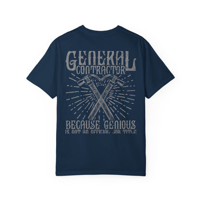 General Contractor Funny Heavyweight Tee Gift