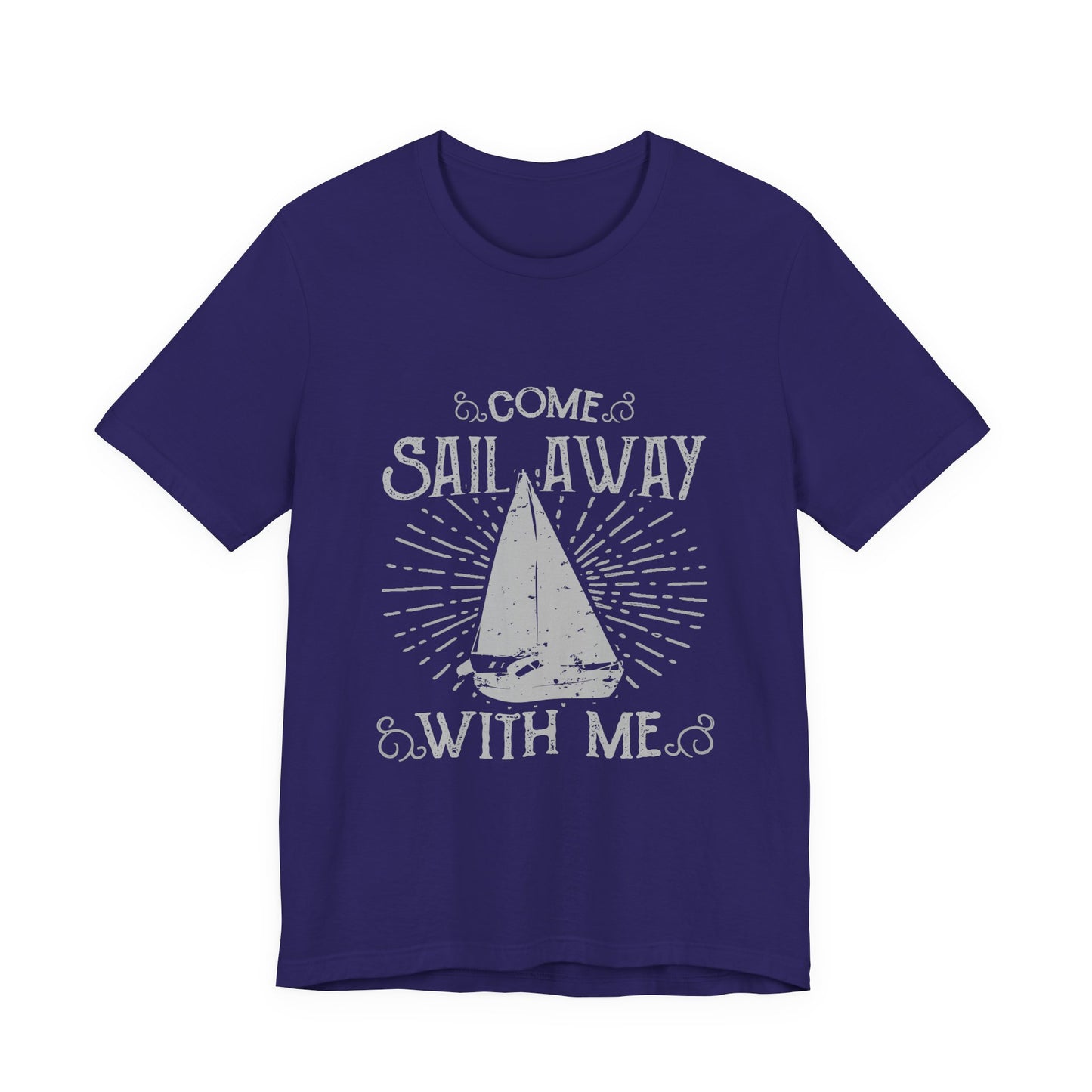 Come Sail Away T-Shirt Retro Nautical Sailing Tee
