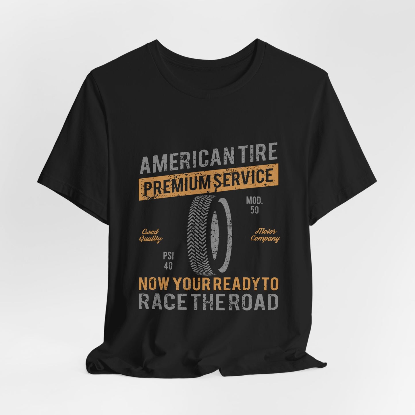 Retro American Tire T-Shirt Race the Road