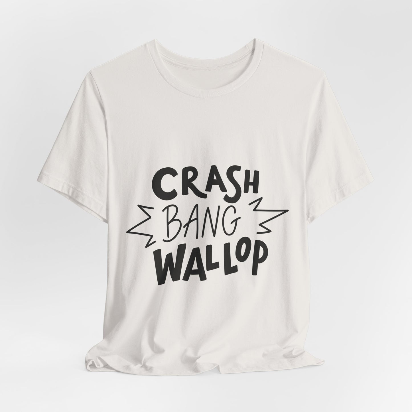 Crash Bang Wallop T-Shirt Comic Typography
