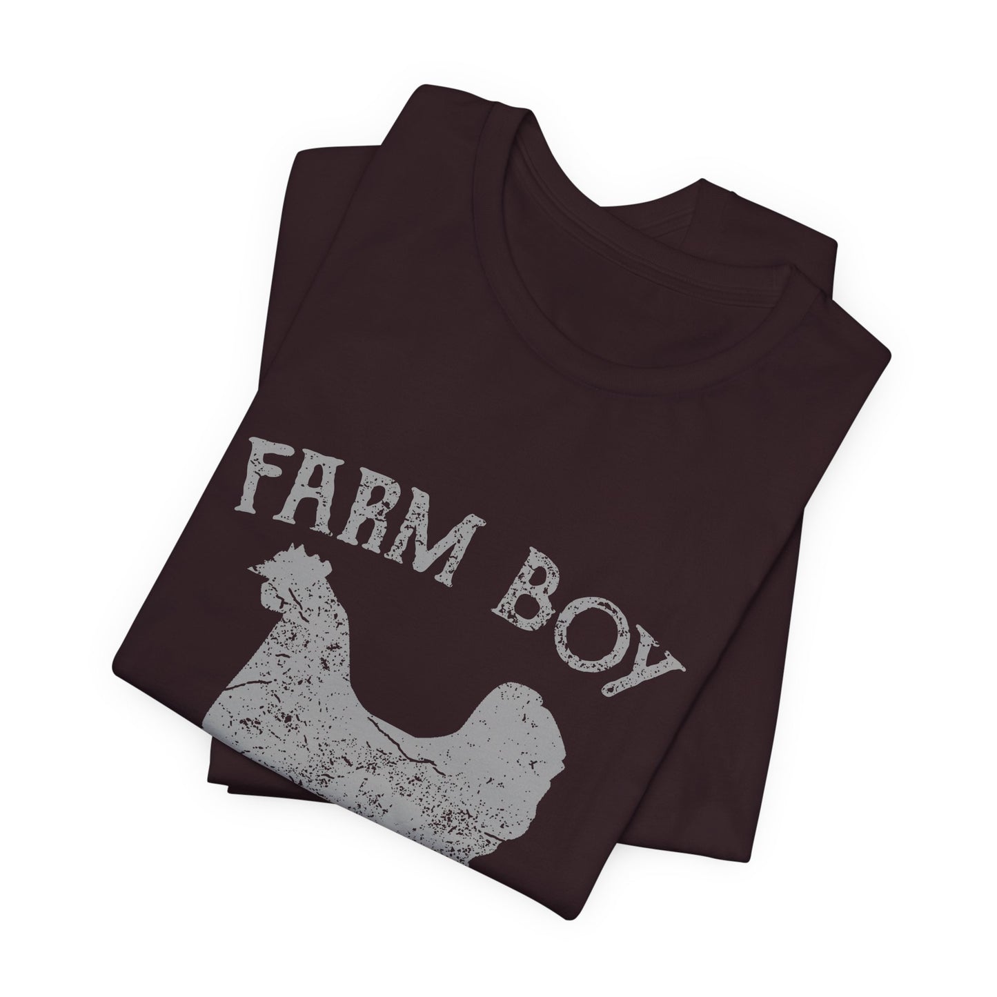 Farm Boy T-Shirt Fresh Organic Rooster Tee