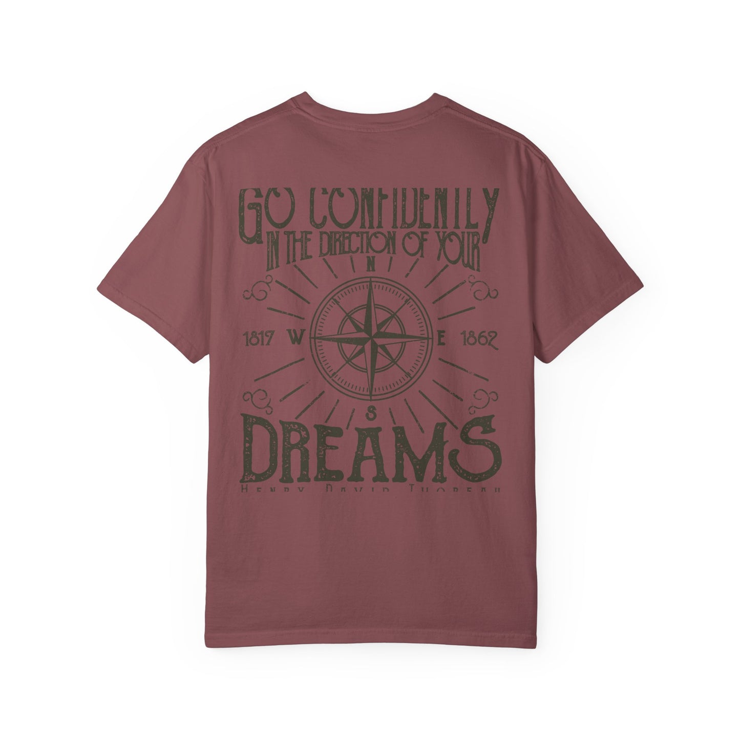 Go Confidently Dreams Garment-Dyed Tee Thoreau