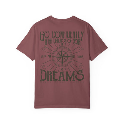 Go Confidently Dreams Garment-Dyed Tee Thoreau