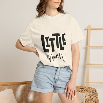 Little Man Tee Cute Toddler Boy Garment-Dyed