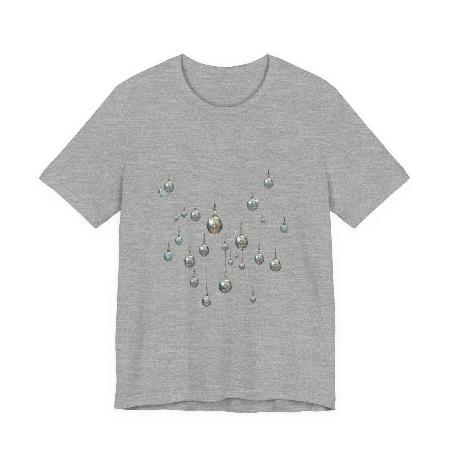 Elegant Christmas Ornaments Tee | Holiday Art