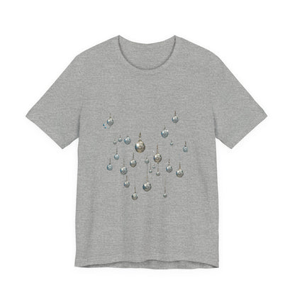 Elegant Christmas Ornaments Tee | Holiday Art